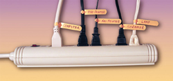 Organize any wire or cord with Moose Tags Cable Labels