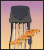 USB cables and wiring organizing with Moose Tags Cable Lables